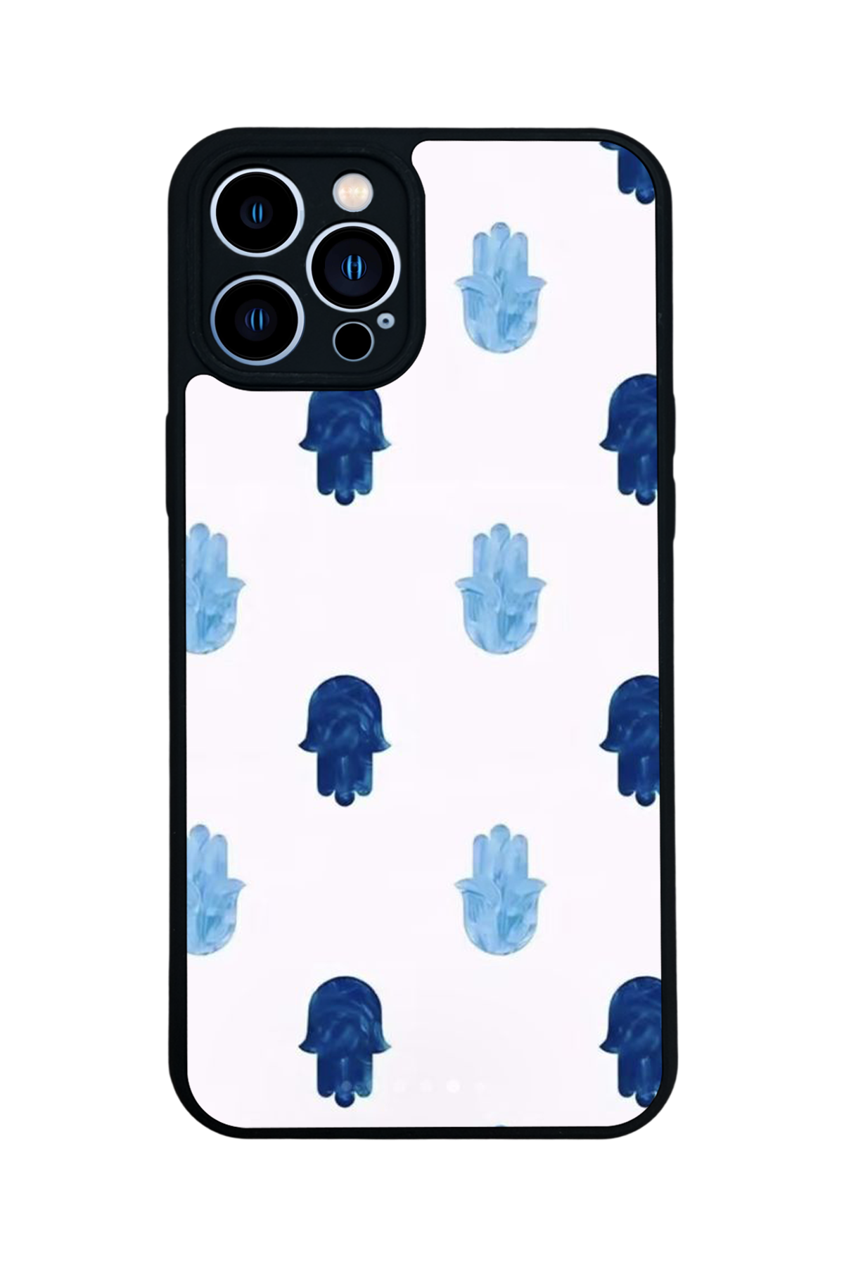 iPhone 13 Pro Max Uyumlu Nazar Tasarımlı Glossy Premium Kılıf