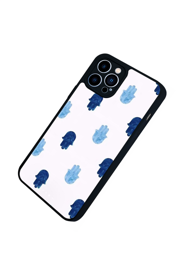 iPhone 13 Pro Max Uyumlu Nazar Tasarımlı Glossy Premium Kılıf