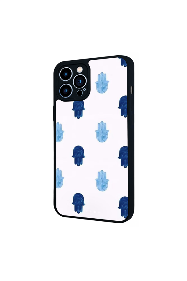 iPhone 13 Pro Max Uyumlu Nazar Tasarımlı Glossy Premium Kılıf