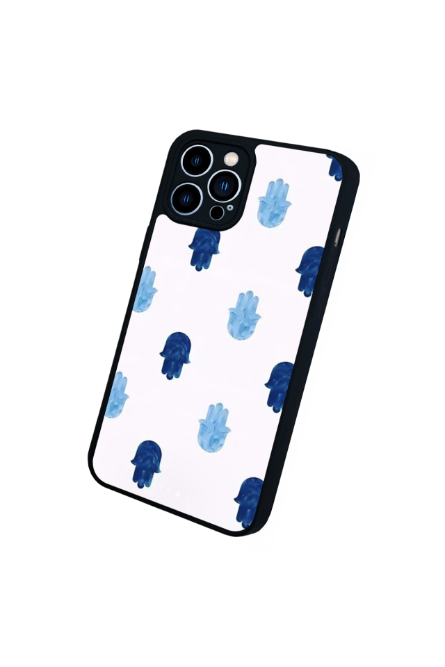 iPhone 13 Pro Max Uyumlu Nazar Tasarımlı Glossy Premium Kılıf