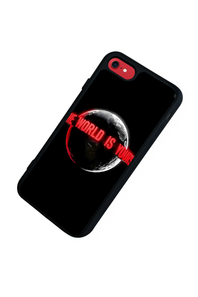 iPhone 8 Uyumlu Scarface Tasarımlı Glossy Premium Kılıf