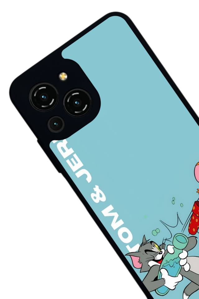 Reeder S23 Pro Max Uyumlu Tom And Jerry Tasarımlı Glossy Premium Kılıf