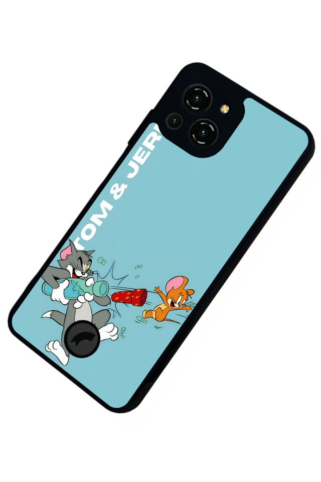 Reeder S23 Pro Max Uyumlu Tom And Jerry Tasarımlı Glossy Premium Kılıf