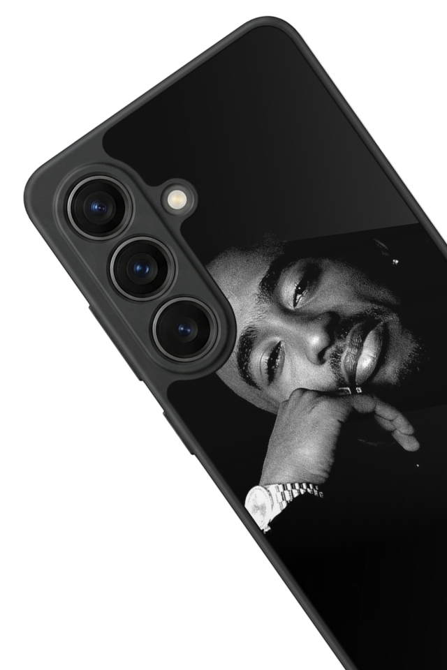 Samsung Galaxy S26 Uyumlu Tupac Tasarımlı Glossy Premium Kılıf