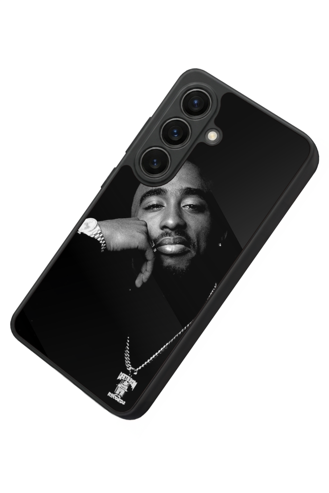Samsung Galaxy S26 Uyumlu Tupac Tasarımlı Glossy Premium Kılıf