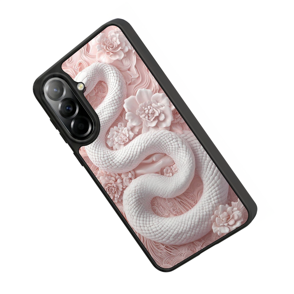 Samsung Galaxy A57 Uyumlu Yılan Tasarımlı Glossy Premium Kılıf