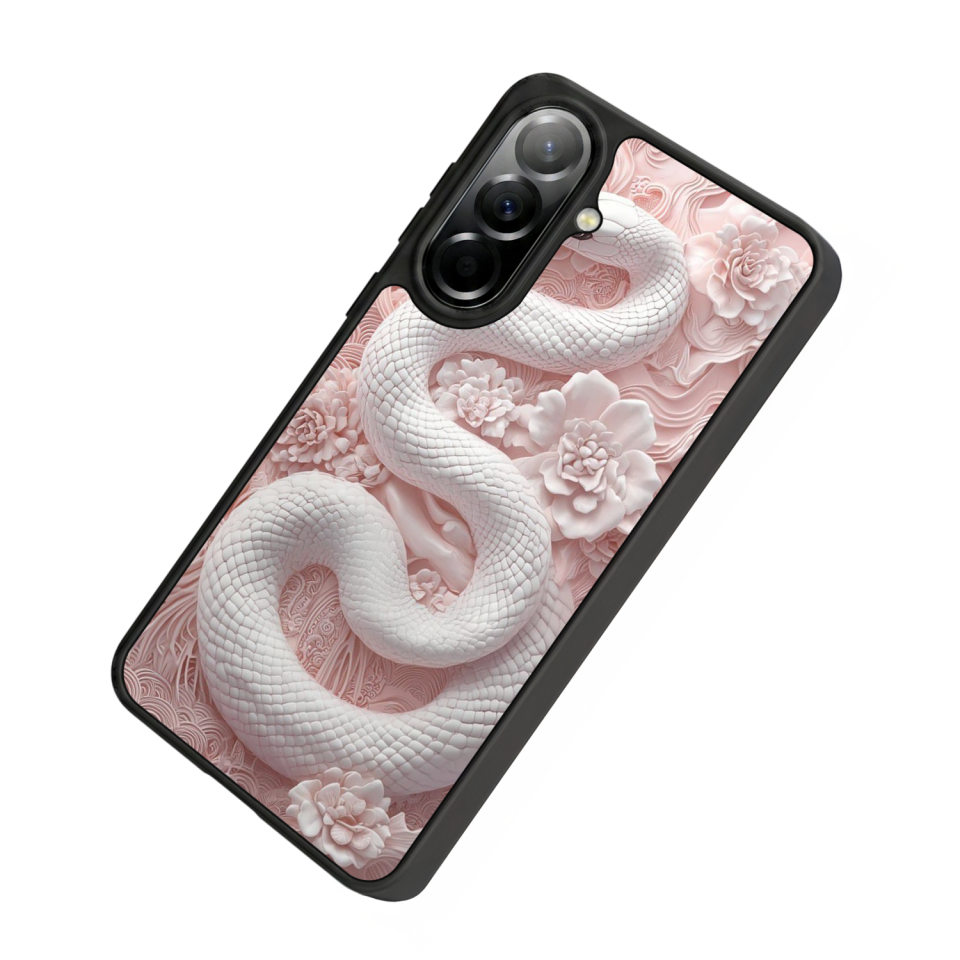 Samsung Galaxy A57 Uyumlu Yılan Tasarımlı Glossy Premium Kılıf