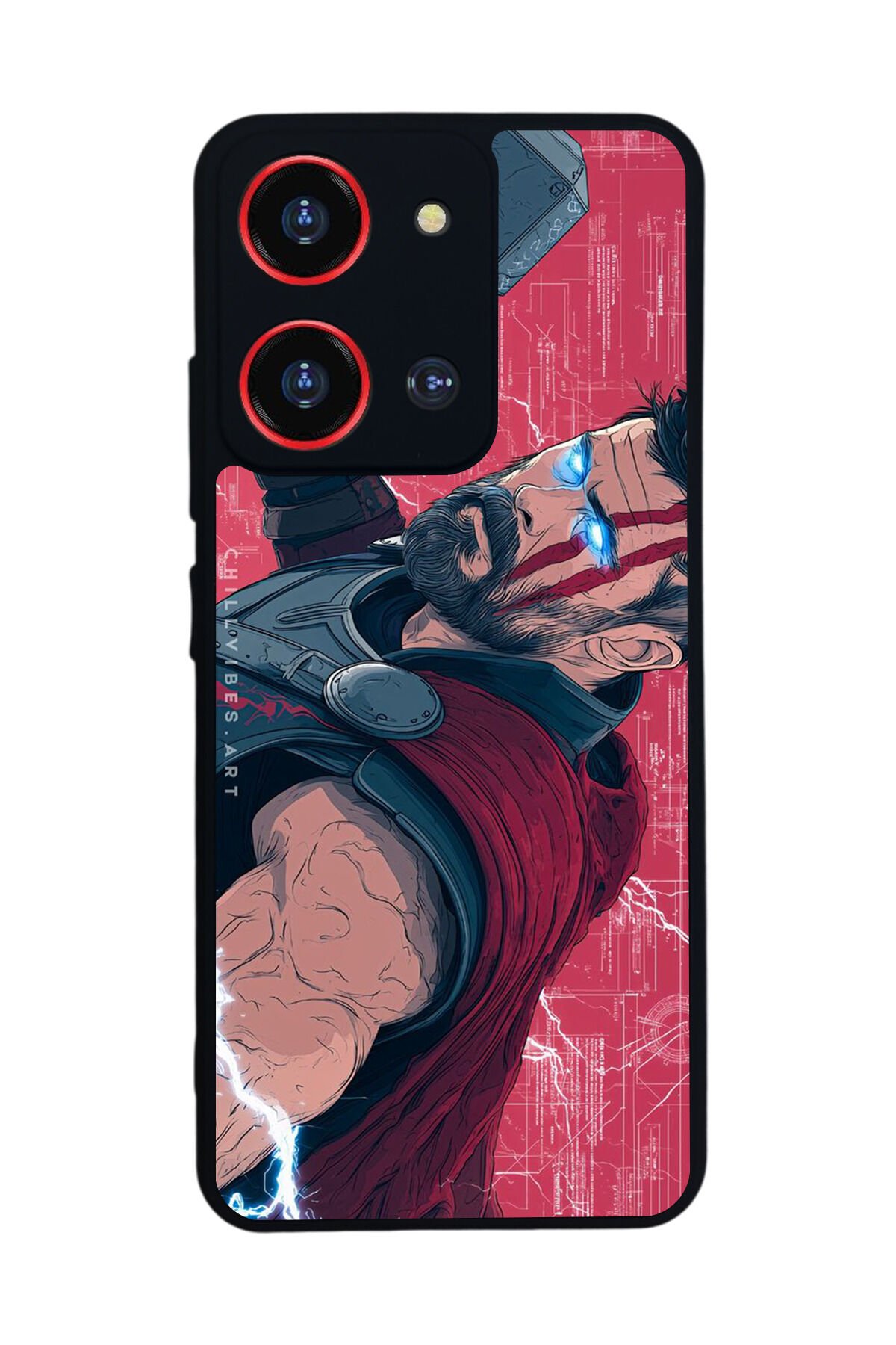 Reeder S19 Max Pro S 108MP Uyumlu Thor Tasarımlı Glossy Premium Kılıf