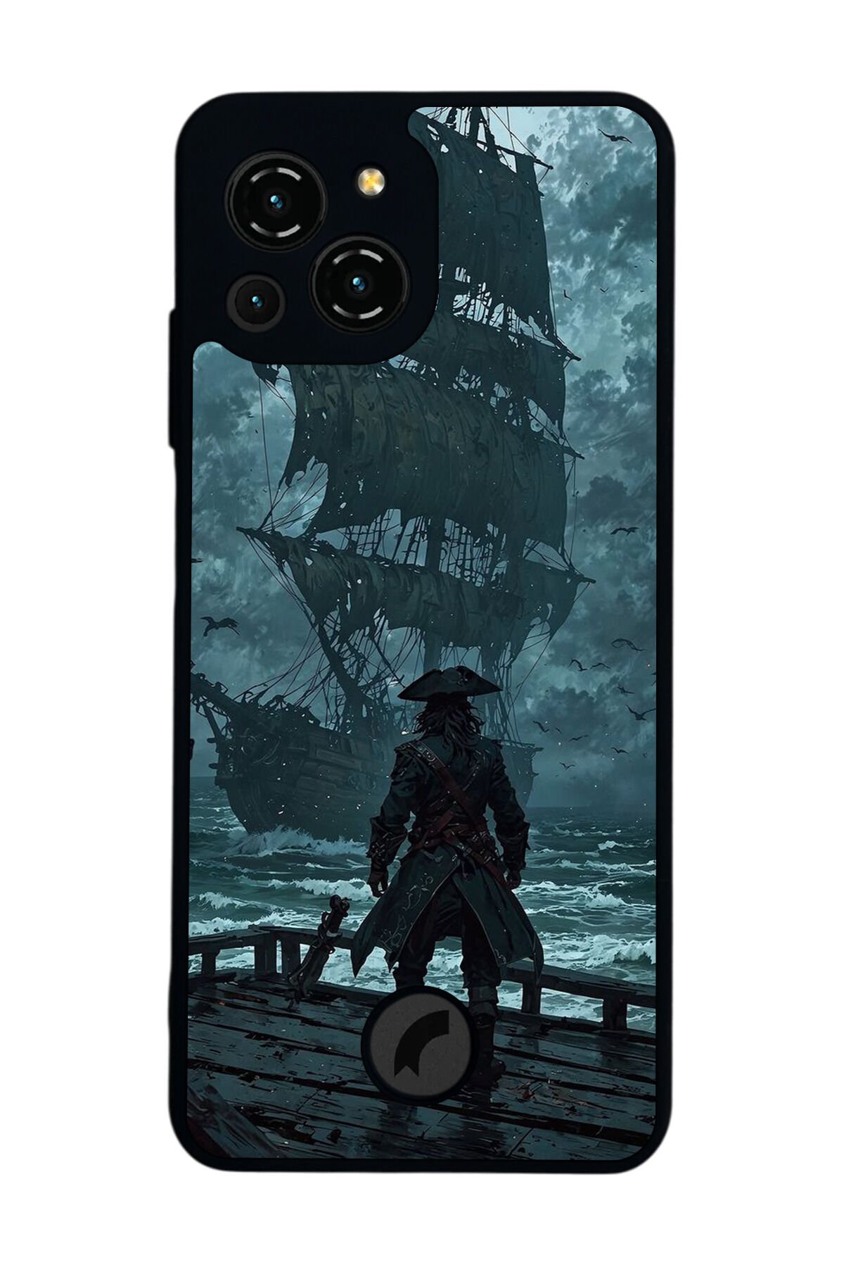 Reeder S23 Pro Max Uyumlu Korsan Tasarımlı Glossy Premium Kılıf