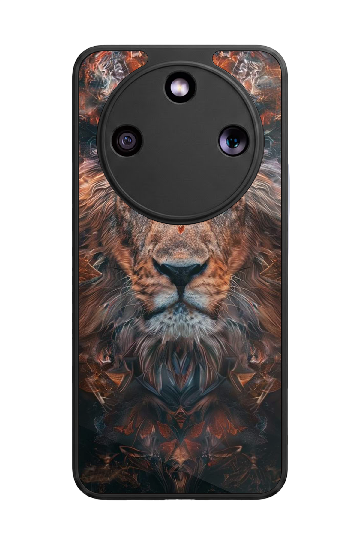 Honor Magic 8 Lite Uyumlu Aslan Tasarımlı Glossy Premium Kılıf