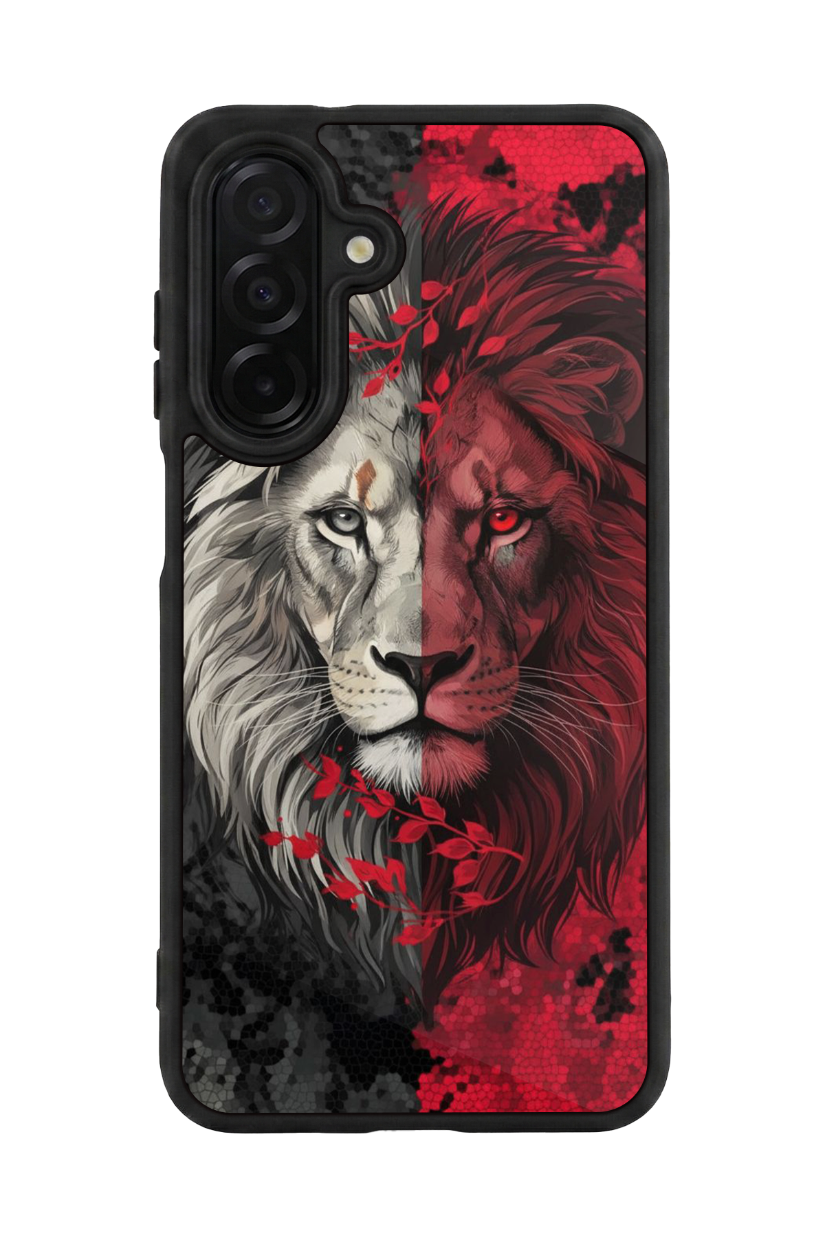 Samsung Galaxy A36 Uyumlu Aslan Tasarımlı Glossy Premium Kılıf