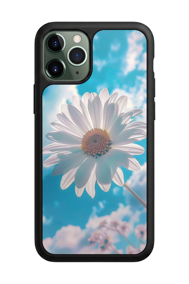 iPhone 11 Pro Uyumlu Cicek Tasarımlı Glossy Premium Kılıf
