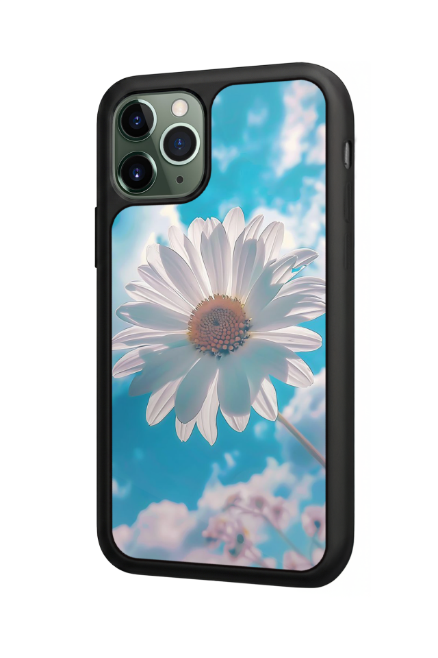 iPhone 11 Pro Uyumlu Cicek Tasarımlı Glossy Premium Kılıf