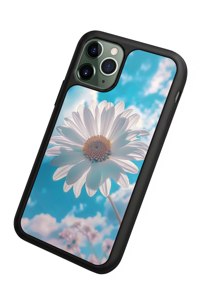 iPhone 11 Pro Uyumlu Cicek Tasarımlı Glossy Premium Kılıf
