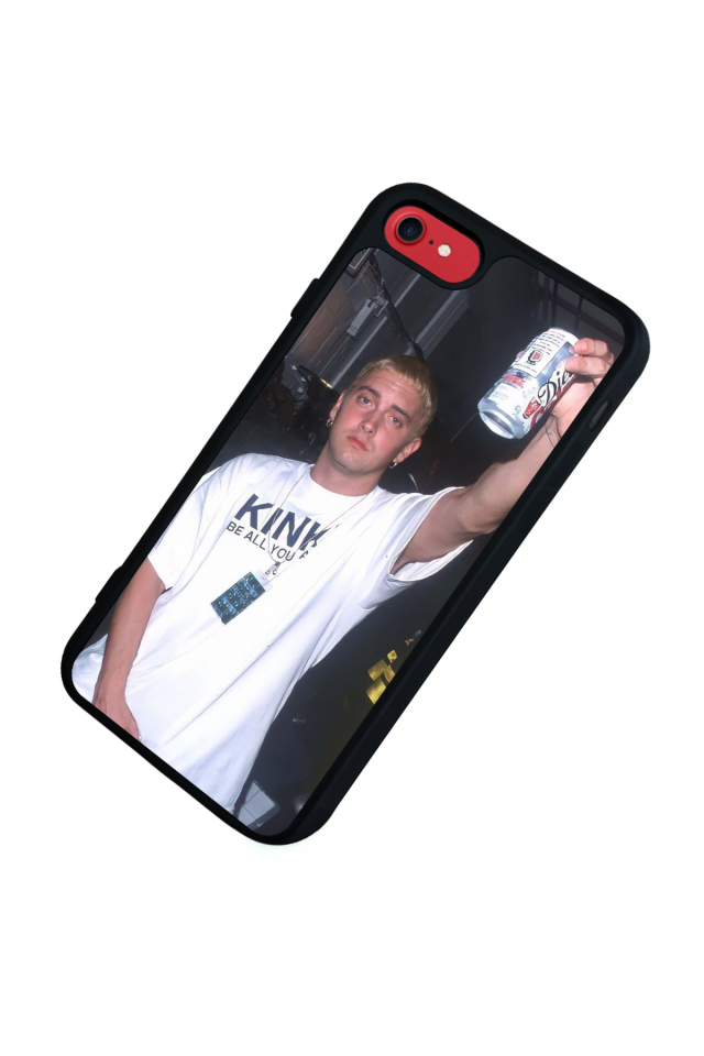iPhone SE Uyumlu Eminem Tasarımlı Glossy Premium Kılıf
