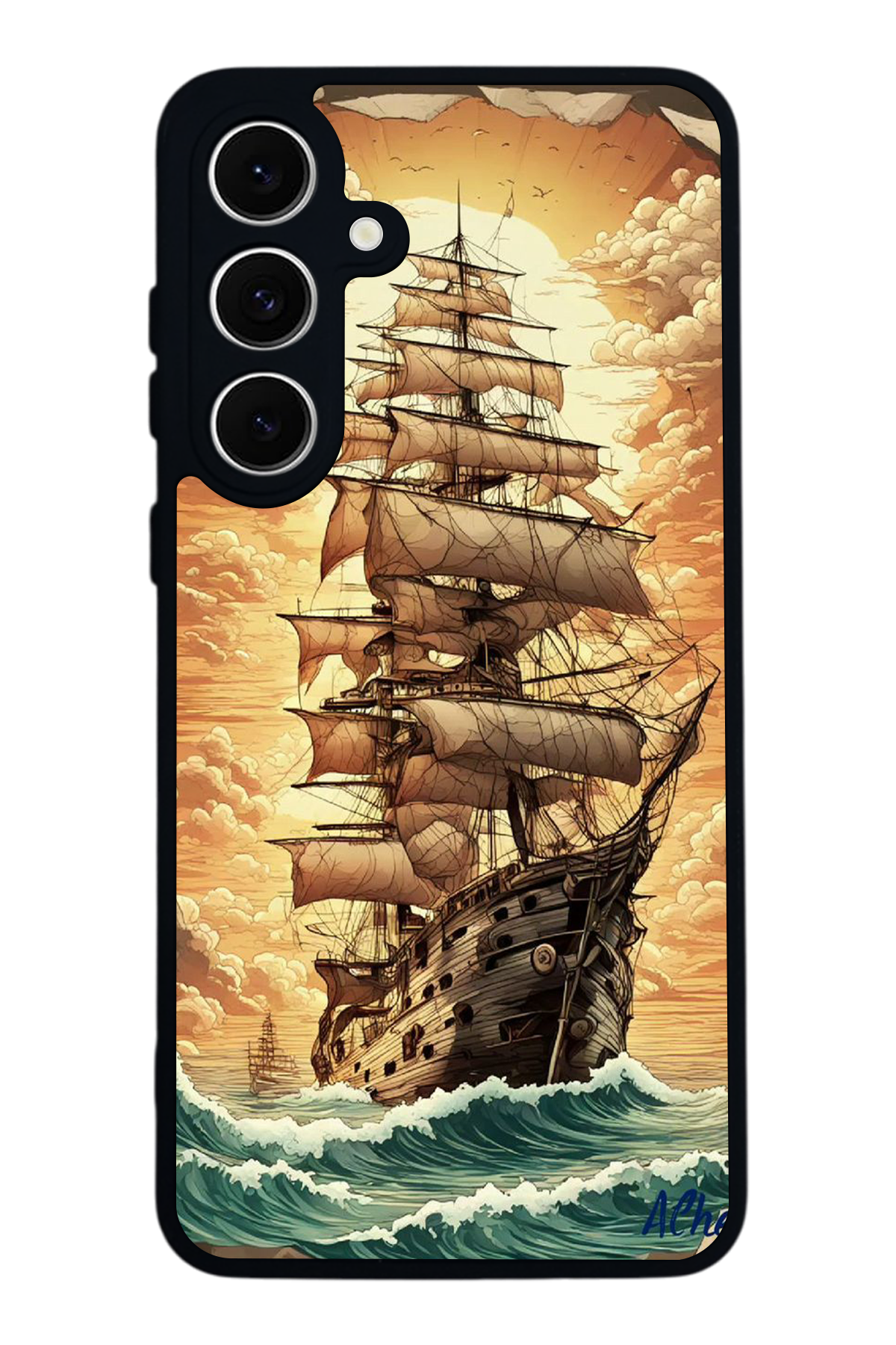 Samsung Galaxy A16 Uyumlu Korsan Tasarımlı Glossy Premium Kılıf