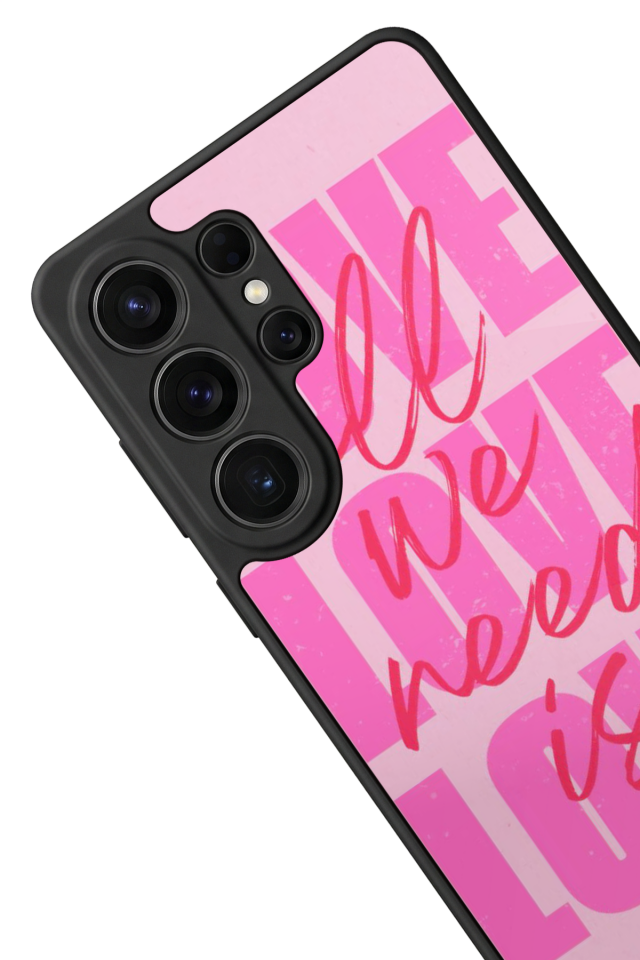 Samsung Galaxy S26 Ultra Uyumlu Love Tasarımlı Glossy Premium Kılıf