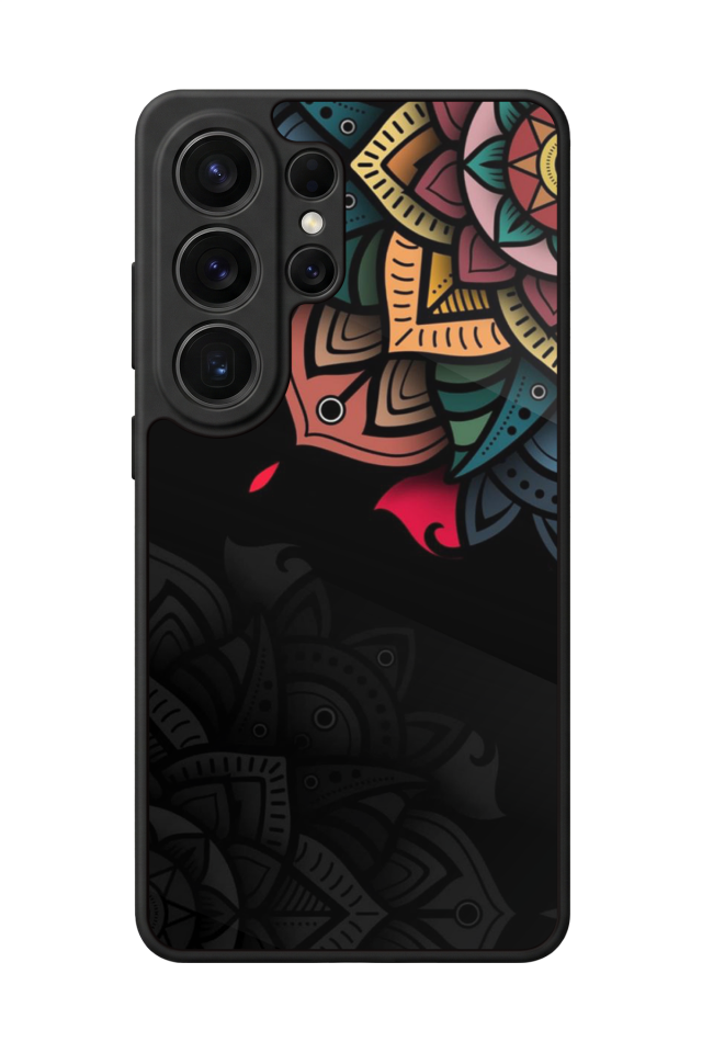 Samsung Galaxy S26 Ultra Uyumlu Mandala Tasarımlı Glossy Premium Kılıf