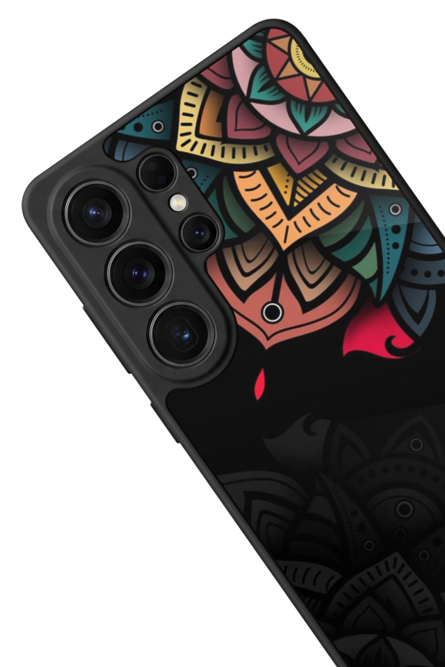 Samsung Galaxy S26 Ultra Uyumlu Mandala Tasarımlı Glossy Premium Kılıf