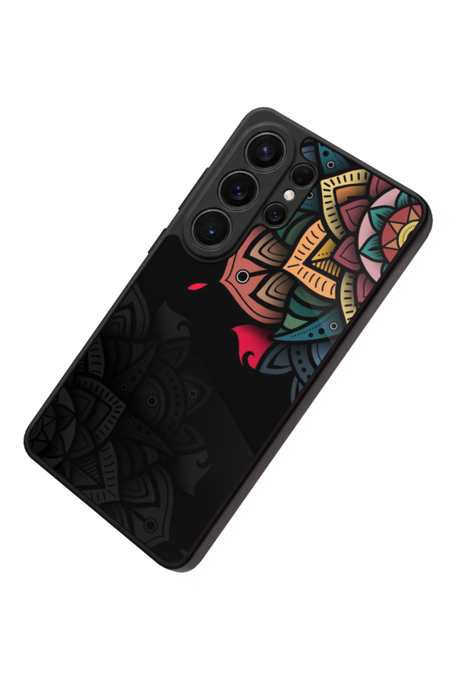 Samsung Galaxy S26 Ultra Uyumlu Mandala Tasarımlı Glossy Premium Kılıf