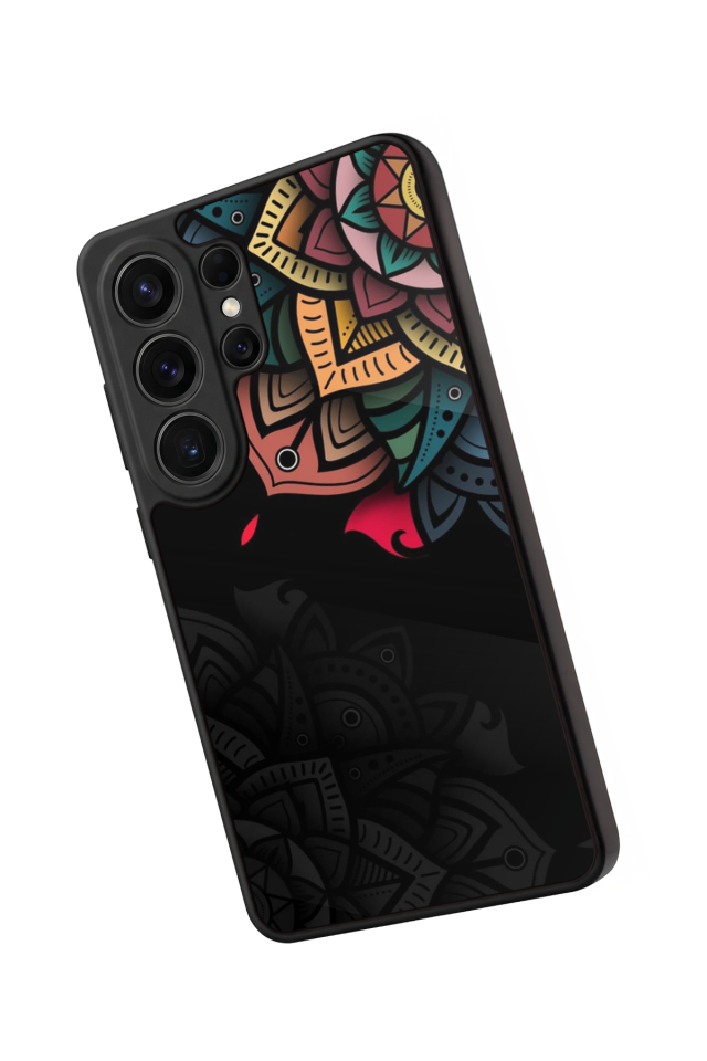 Samsung Galaxy S26 Ultra Uyumlu Mandala Tasarımlı Glossy Premium Kılıf