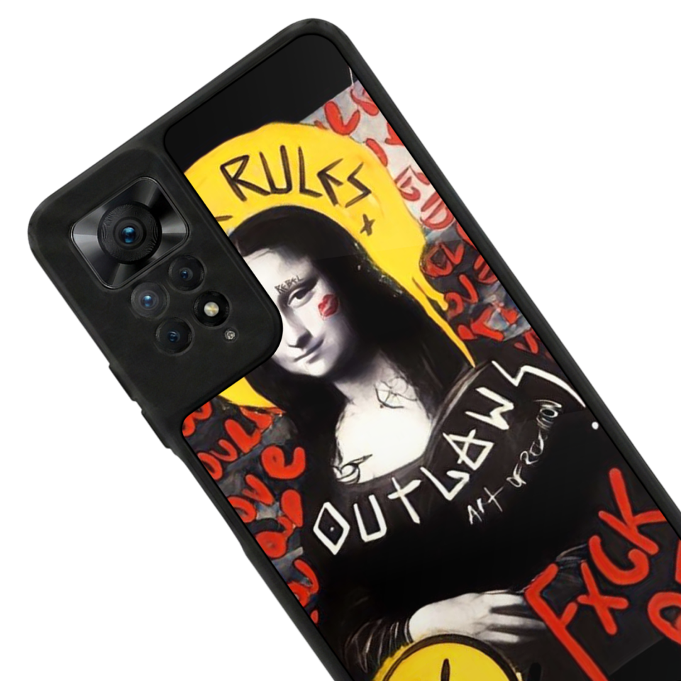 Xiaomi Redmi Note 12 Pro Uyumlu Monalisa Tasarımlı Glossy Premium Kılıf
