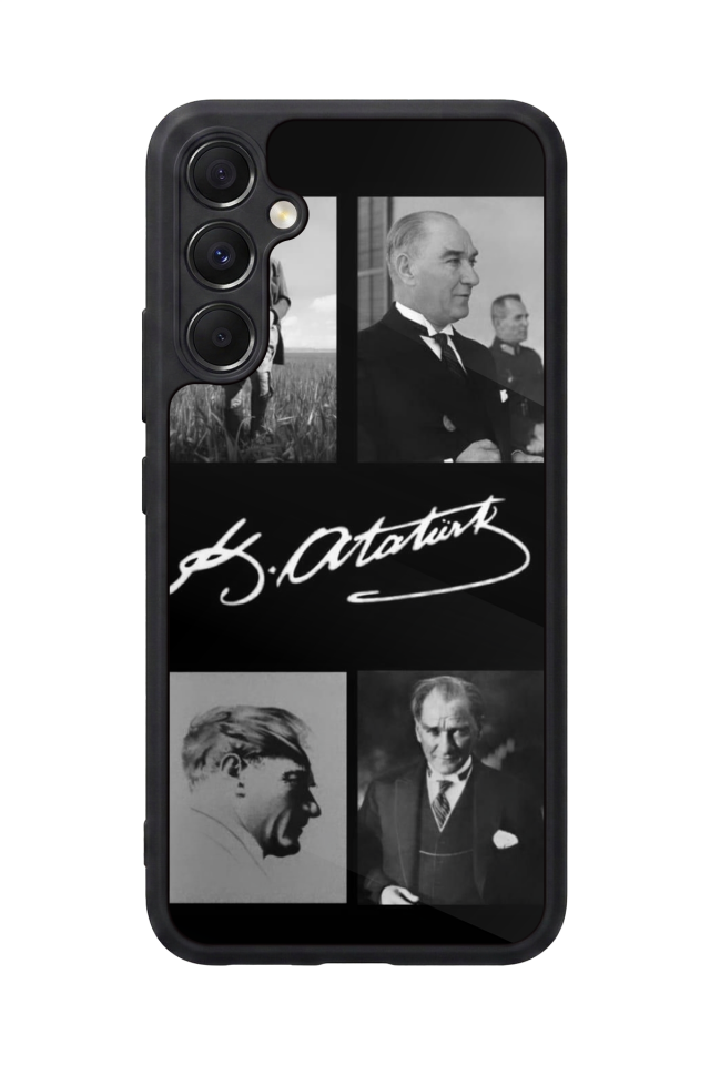 Samsung Galaxy M34 Uyumlu Mustafa Kemal Ataturk Tasarımlı Glossy Premium Kılıf