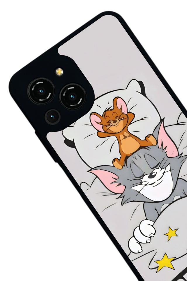 Reeder S23 Pro Max Uyumlu Tom And Jerry Tasarımlı Glossy Premium Kılıf