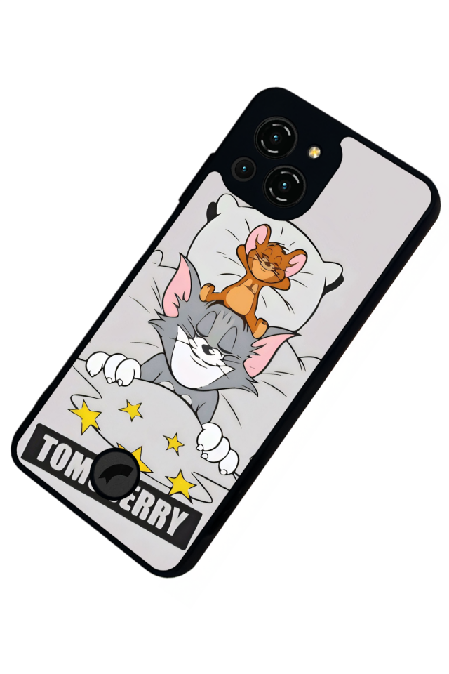 Reeder S23 Pro Max Uyumlu Tom And Jerry Tasarımlı Glossy Premium Kılıf