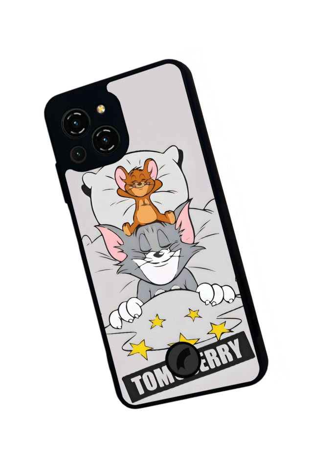 Reeder S23 Pro Max Uyumlu Tom And Jerry Tasarımlı Glossy Premium Kılıf
