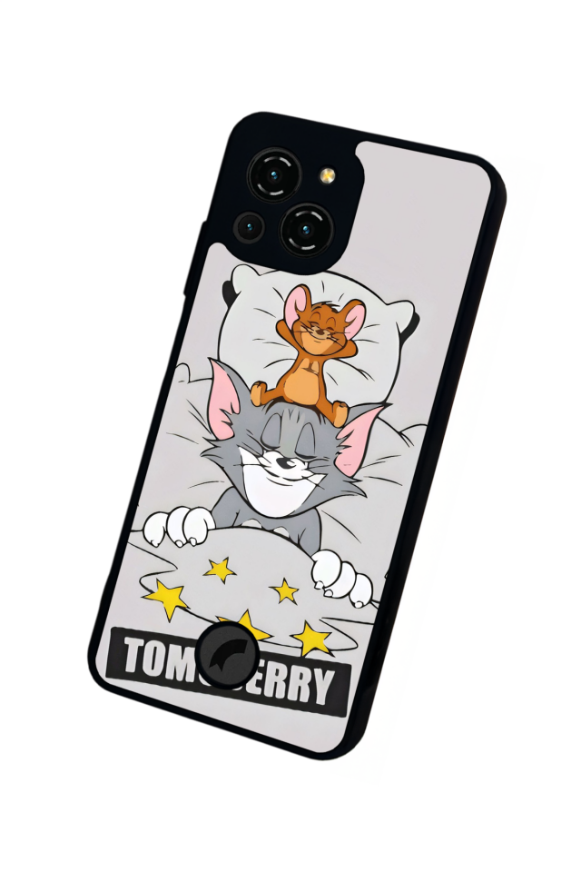 Reeder S23 Pro Max Uyumlu Tom And Jerry Tasarımlı Glossy Premium Kılıf