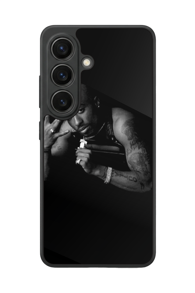 Samsung Galaxy S26 Uyumlu Tupac Tasarımlı Glossy Premium Kılıf