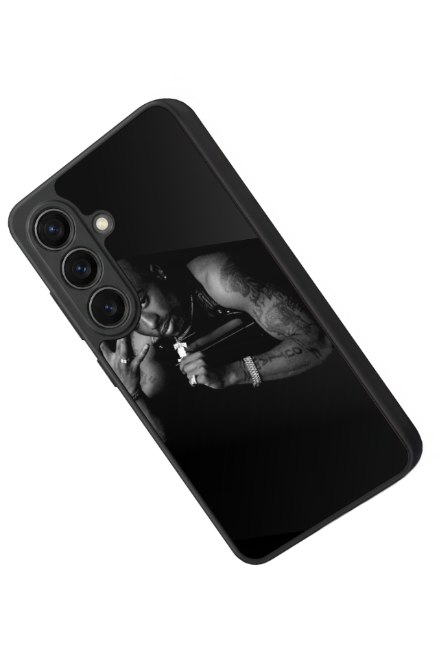 Samsung Galaxy S26 Uyumlu Tupac Tasarımlı Glossy Premium Kılıf