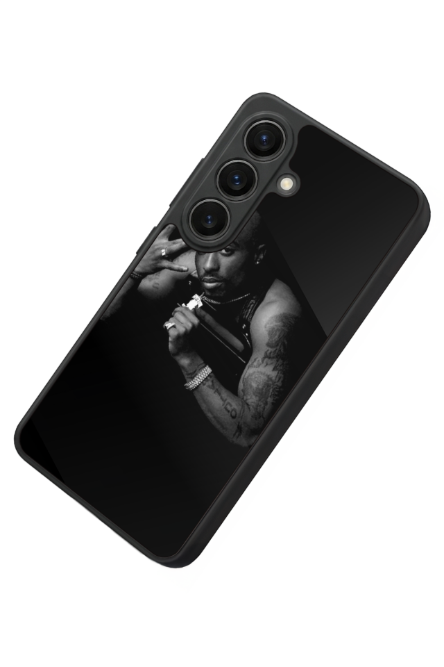 Samsung Galaxy S26 Uyumlu Tupac Tasarımlı Glossy Premium Kılıf