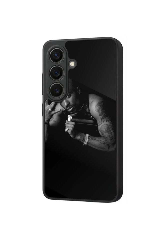 Samsung Galaxy S26 Uyumlu Tupac Tasarımlı Glossy Premium Kılıf