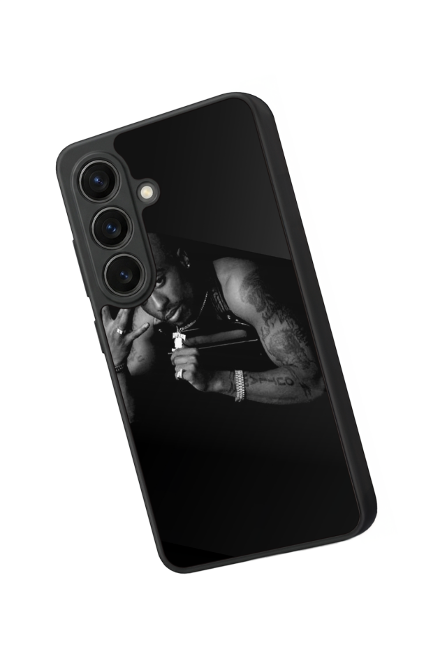 Samsung Galaxy S26 Uyumlu Tupac Tasarımlı Glossy Premium Kılıf