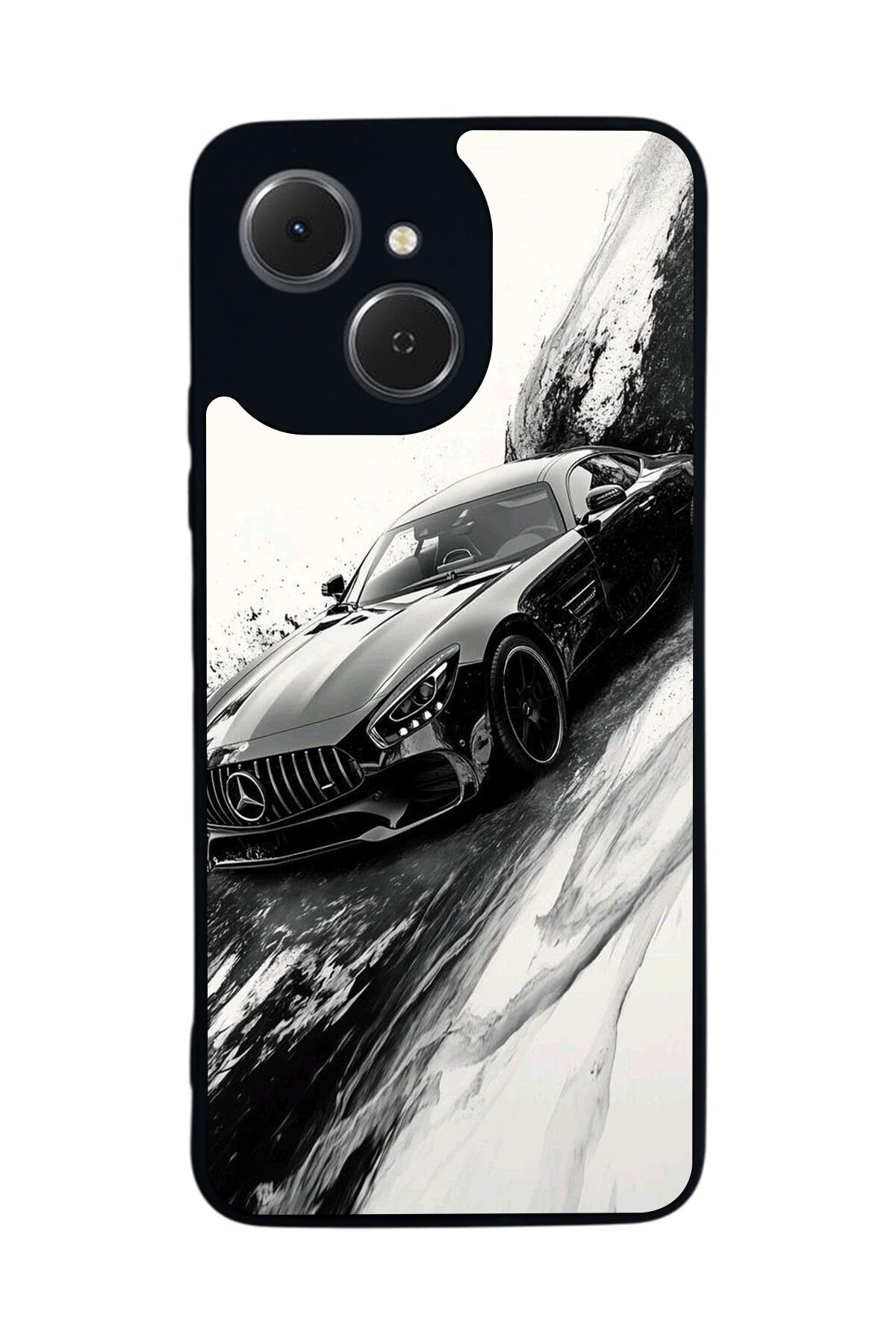 Tecno Spark 40C Uyumlu Mercedes Tasarımlı Glossy Premium Kılıf