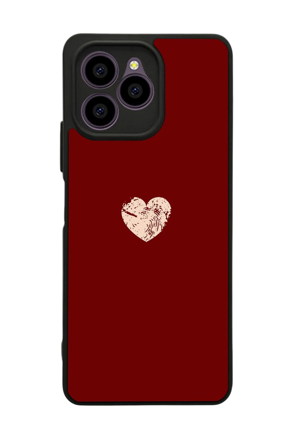 Omix X6 Uyumlu Kalp Love Tasarımlı Glossy Premium Kılıf