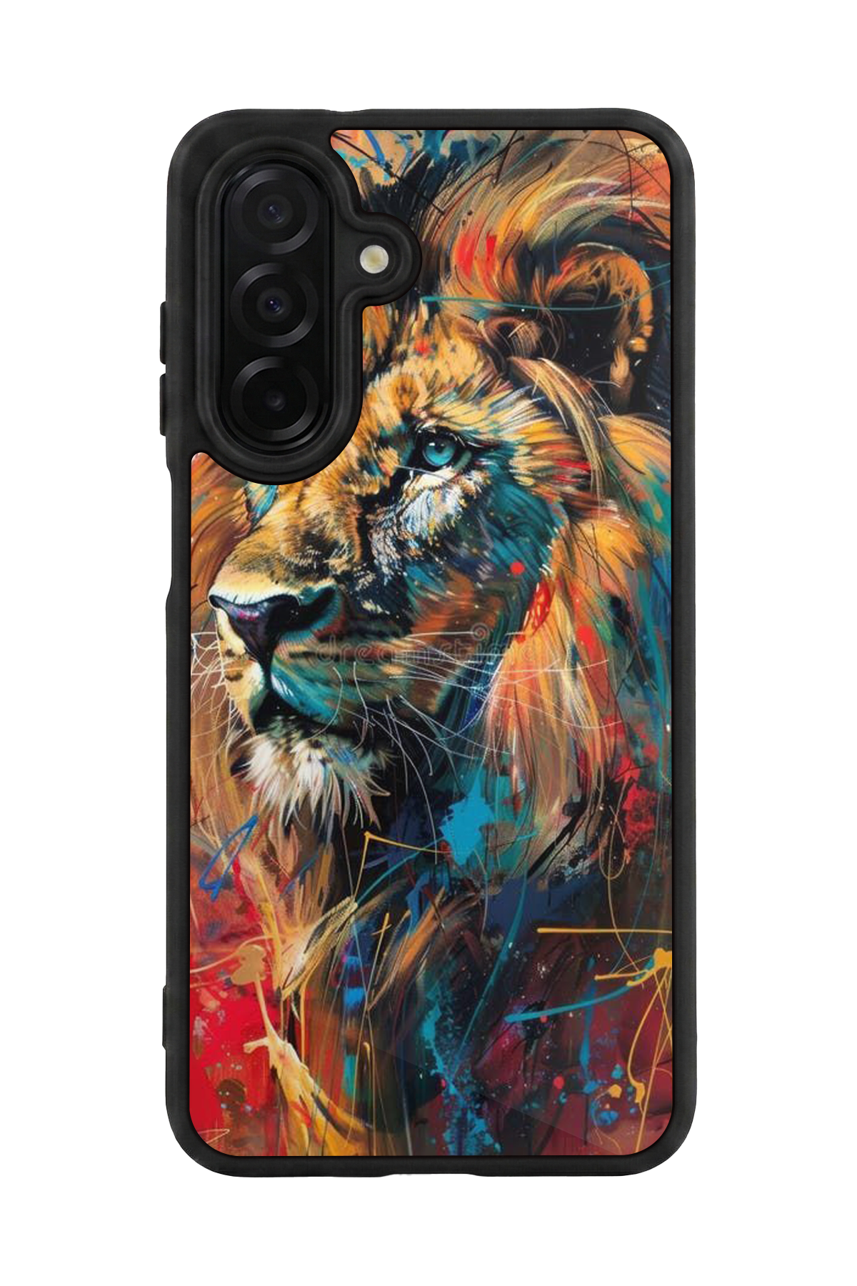 Samsung Galaxy A36 Uyumlu Aslan Tasarımlı Glossy Premium Kılıf