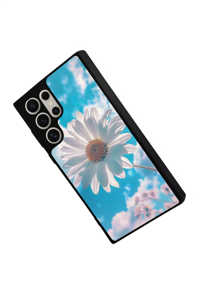 Samsung Galaxy S23 Ultra Uyumlu Cicek Tasarımlı Glossy Premium Kılıf