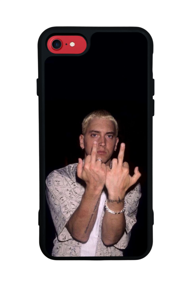 iPhone SE Uyumlu Eminem Tasarımlı Glossy Premium Kılıf