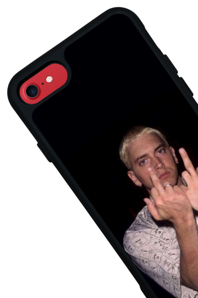 iPhone SE Uyumlu Eminem Tasarımlı Glossy Premium Kılıf