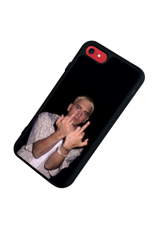iPhone SE Uyumlu Eminem Tasarımlı Glossy Premium Kılıf