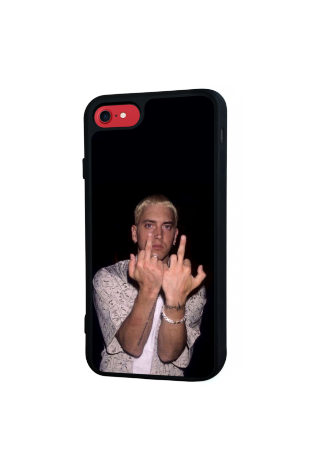 iPhone SE Uyumlu Eminem Tasarımlı Glossy Premium Kılıf
