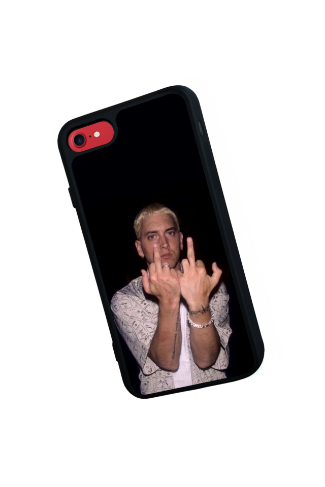 iPhone SE Uyumlu Eminem Tasarımlı Glossy Premium Kılıf