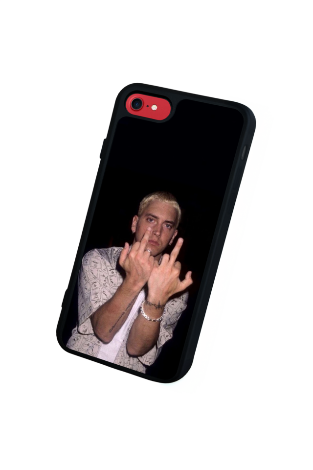 iPhone SE Uyumlu Eminem Tasarımlı Glossy Premium Kılıf