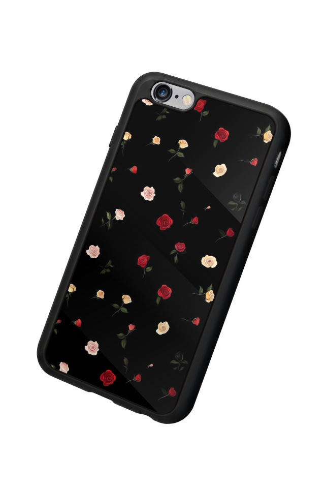 iPhone 6s Plus Uyumlu Floral Tasarımlı Glossy Premium Kılıf