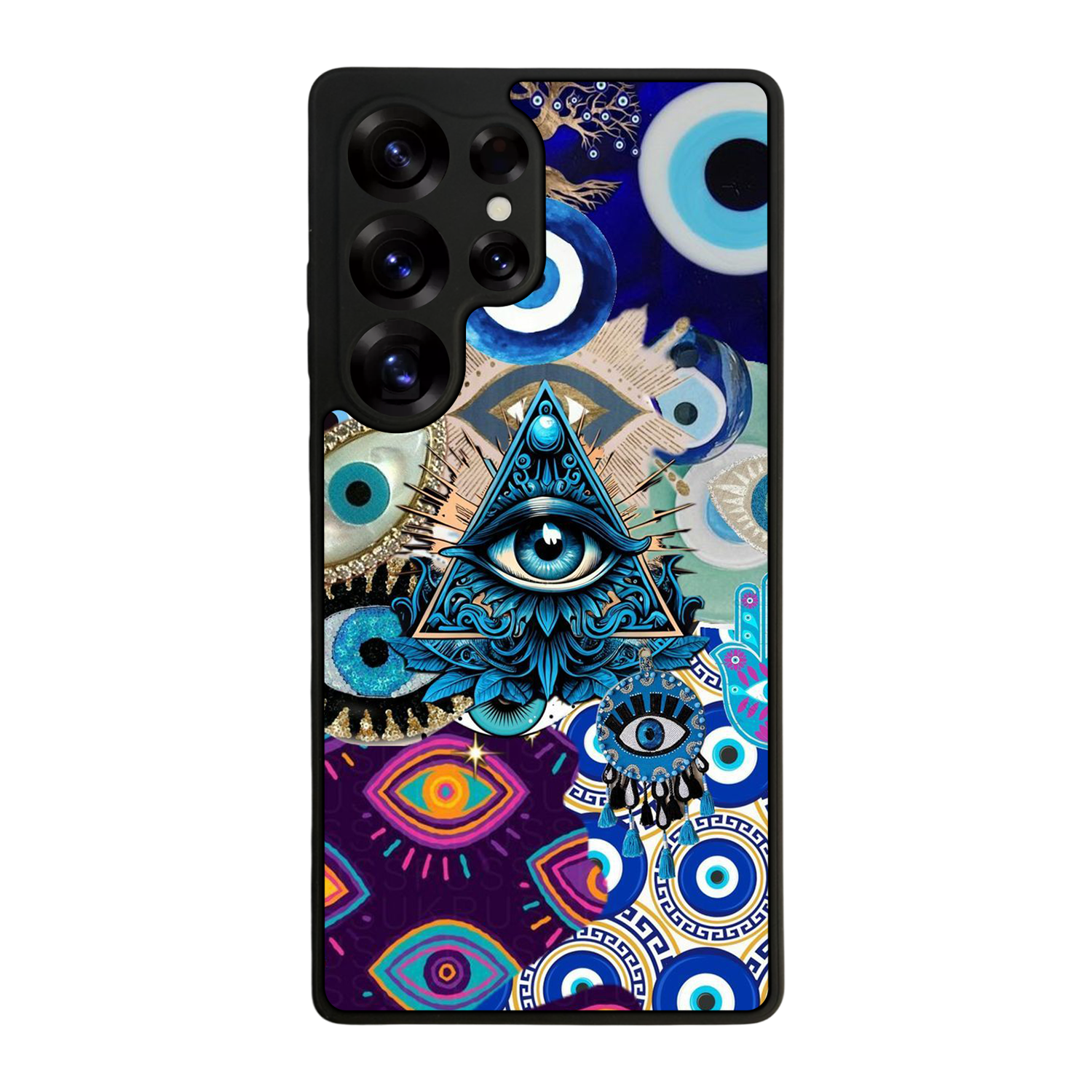 Samsung Galaxy S25 Ultra Uyumlu Göz Tasarımlı Glossy Premium Kılıf