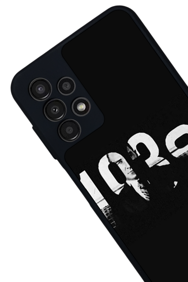 Samsung Galaxy A13 Uyumlu Mustafa Kemal Ataturk Tasarımlı Glossy Premium Kılıf