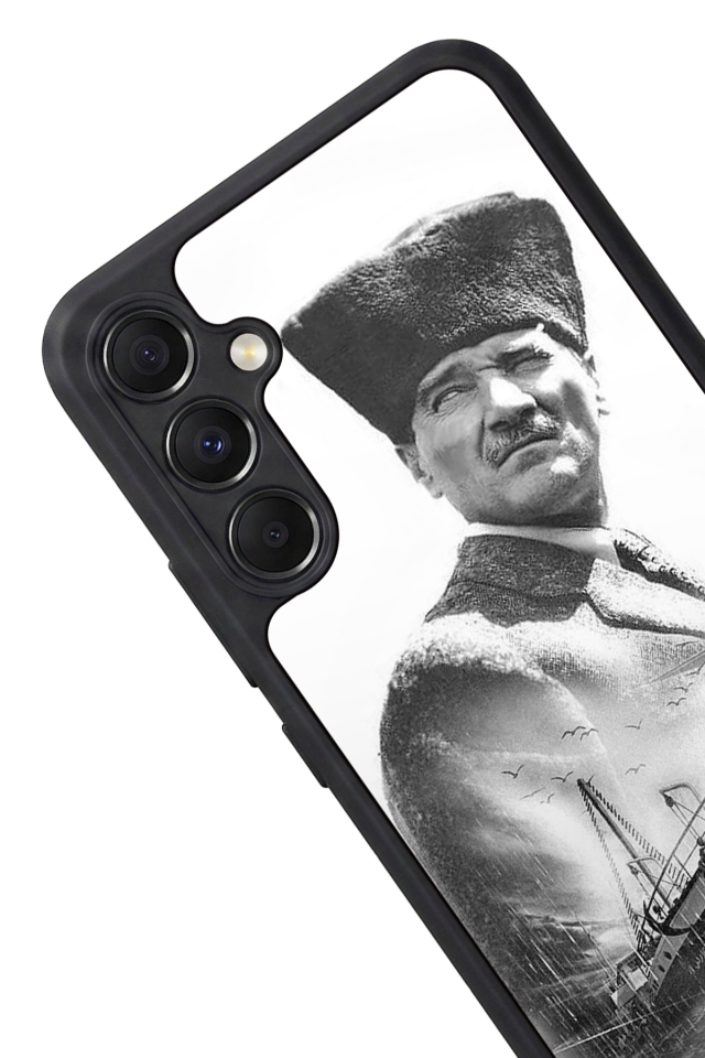 Samsung Galaxy M34 Uyumlu Mustafa Kemal Ataturk Tasarımlı Glossy Premium Kılıf